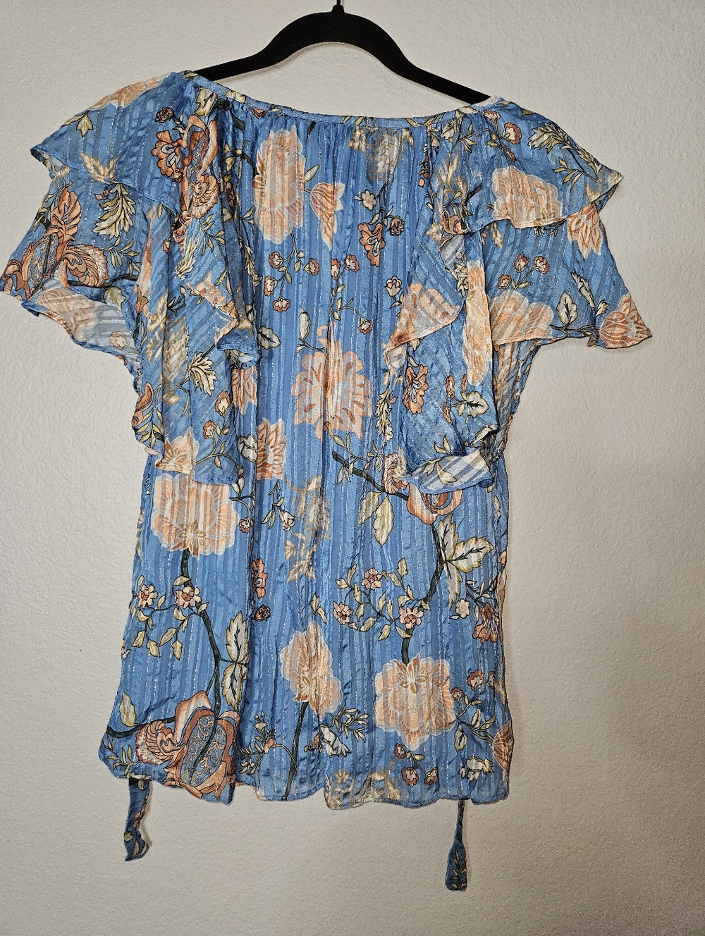 Ramy Brook Printed Sue Top Small Blue - Picture 8 of 10